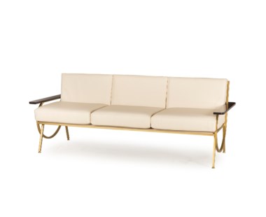 B Sofa - Cream Leather